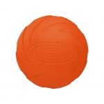 Hračka pre psov gumené frisbee 18cm oranžová