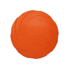 Hračka pre psov gumené frisbee 18cm oranžová