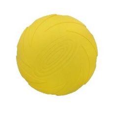 Hračka pre psov gumené frisbee 22cm žltá